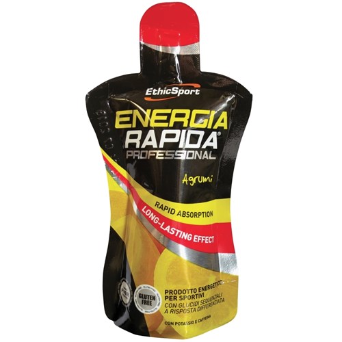 ENERGIA RAPIDA GEL AGRUMI CON CAFFEINA 50 ML Ethic Sport