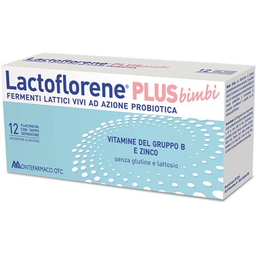 LACTOFLORENE PLUS BIMBI 12 FLACONCINI Montefarmaco