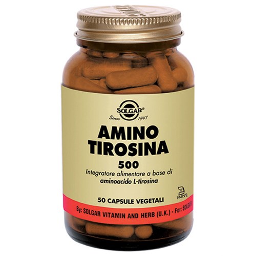 AMINO TIROSINA 500 50CPS VEG Solgar