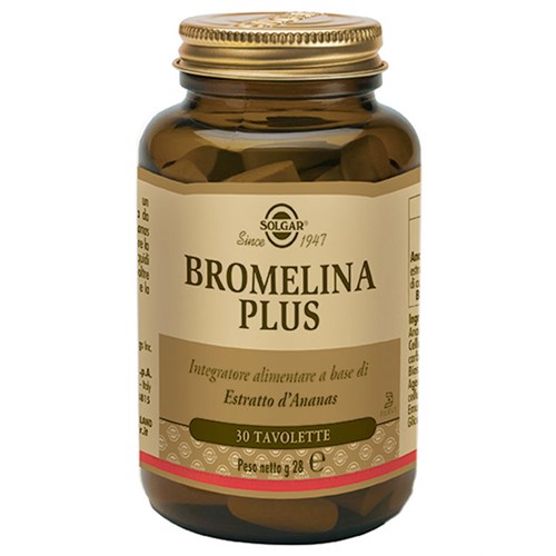 BROMELINA PLUS 30TAV Solgar