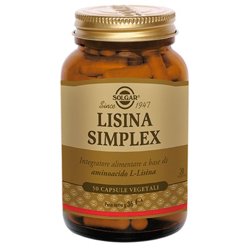 LISINA SIMPLEX 50CPS VEGETALI Solgar